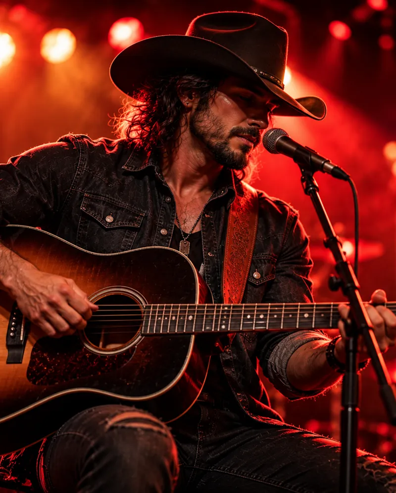 country music artist performing on stage